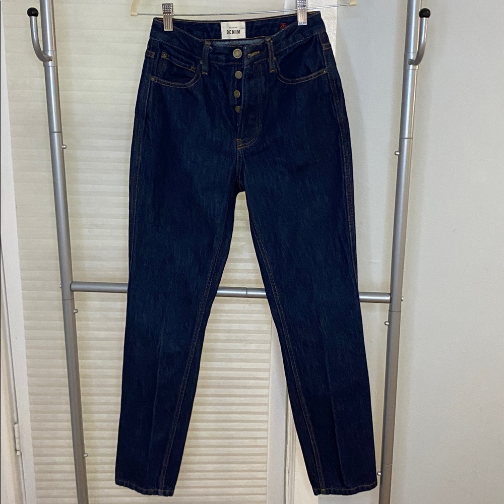 Sezane High Rise Dark Blue Jeans size 2 (USA)